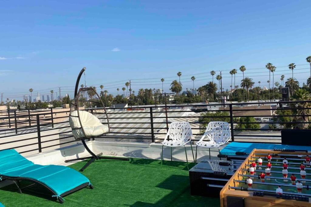 3Bd/3Ba Modern Hollywood Townhouse With Private Rooftop Villa Los Angeles Ngoại thất bức ảnh